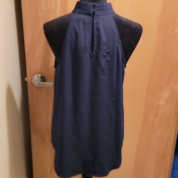 NWT 41 Hawthorne Elegant Navy Blue Women's Halter Top Sz Med - Picture 5 of 9